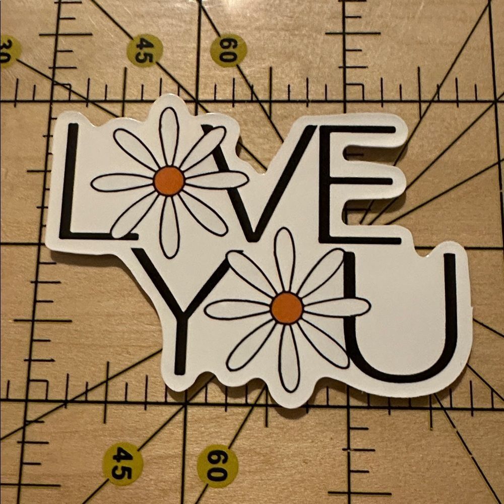 NEW Flower Daisy Aesthetic Waterproof Vinyl Sticker